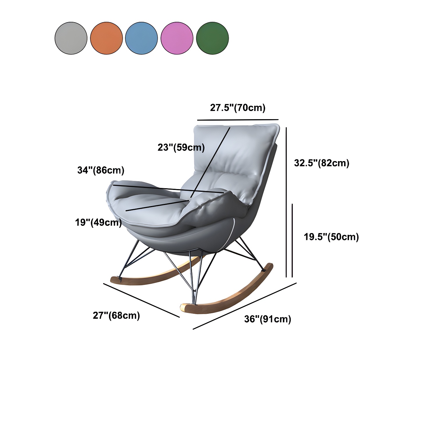 Wingback Rocker & Ottoman | Ormau - image 24