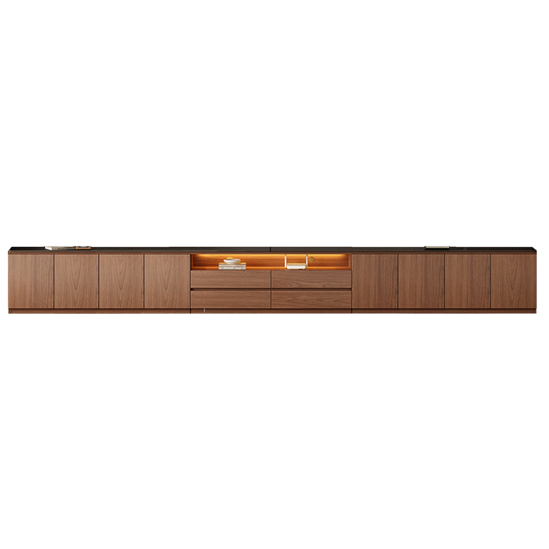 Modern Brown Media Console | Ormau - image 19