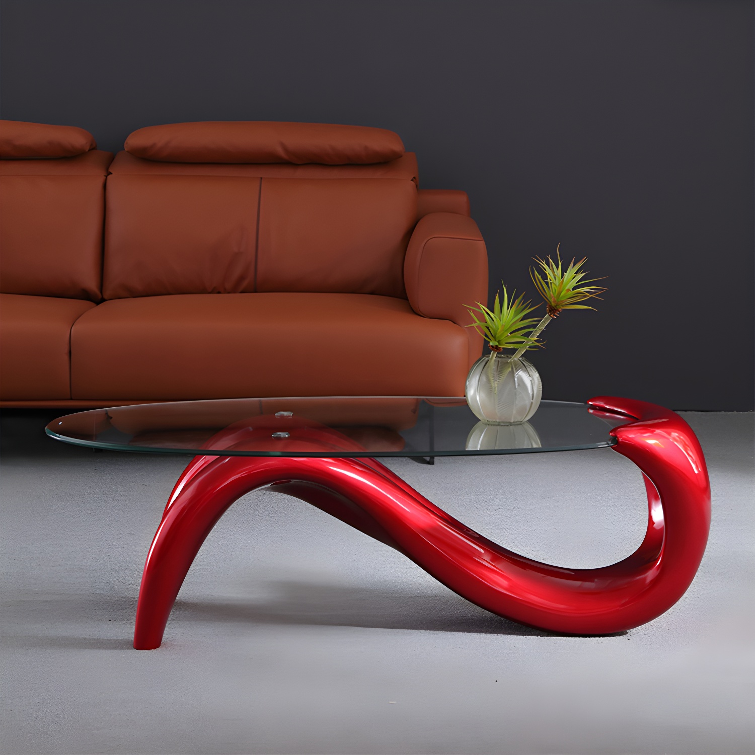 Glass & Steel Coffee Table | Ormau - image 8