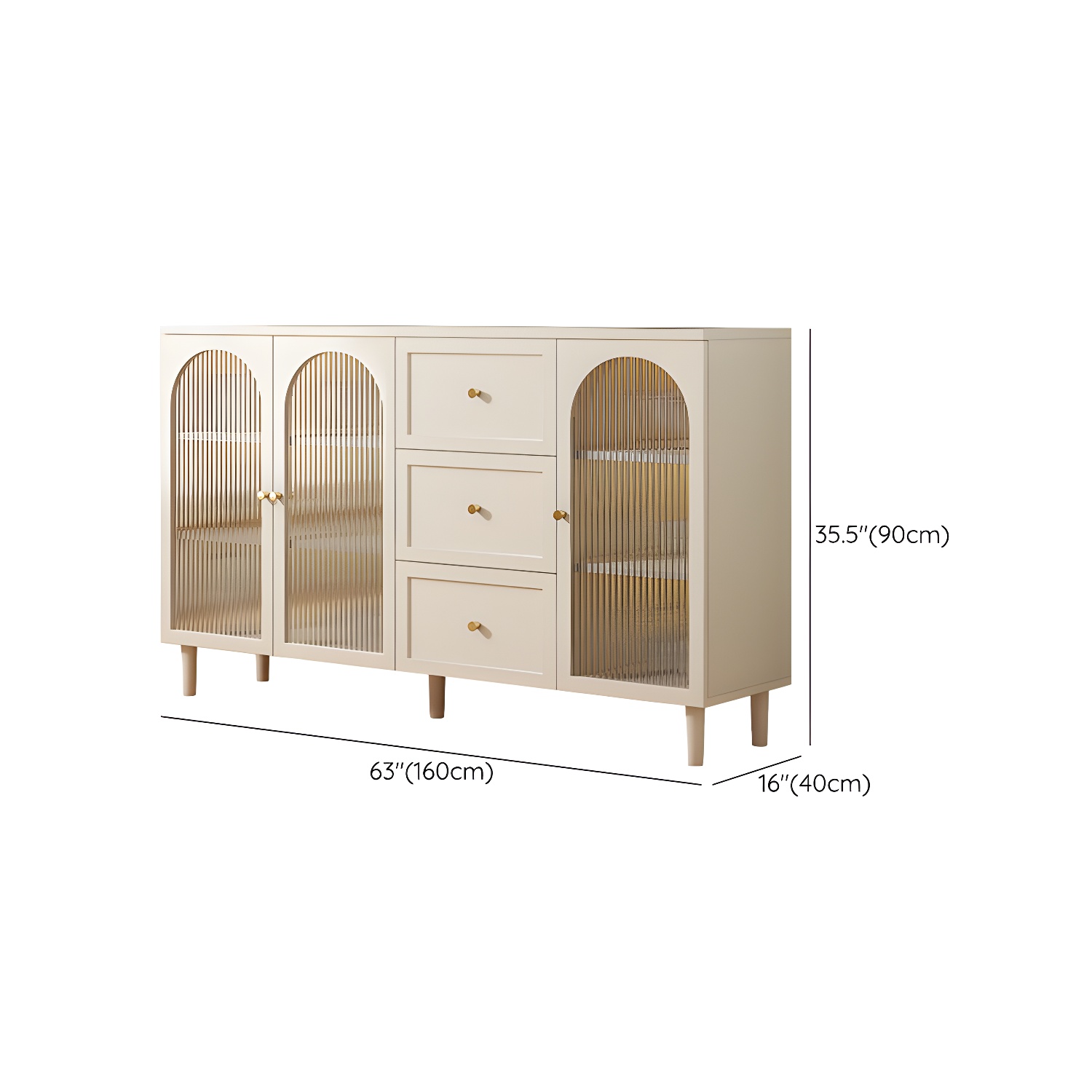 Modern White Sideboard | Ormau - image 22
