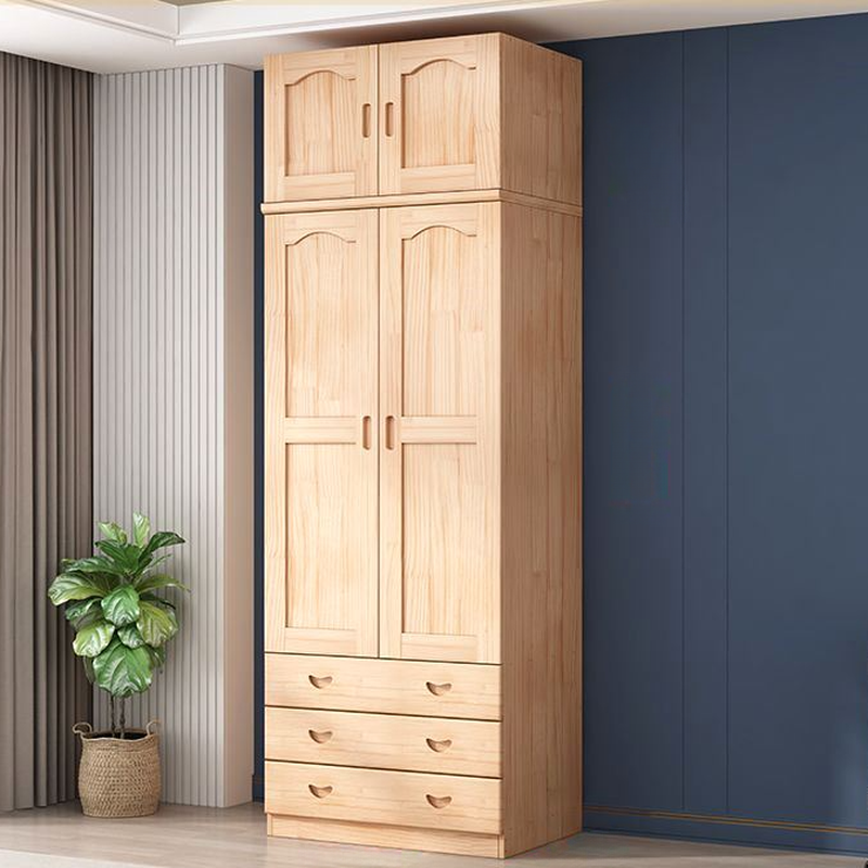 Natural Pine Wardrobe Armoire | Ormau - image 28