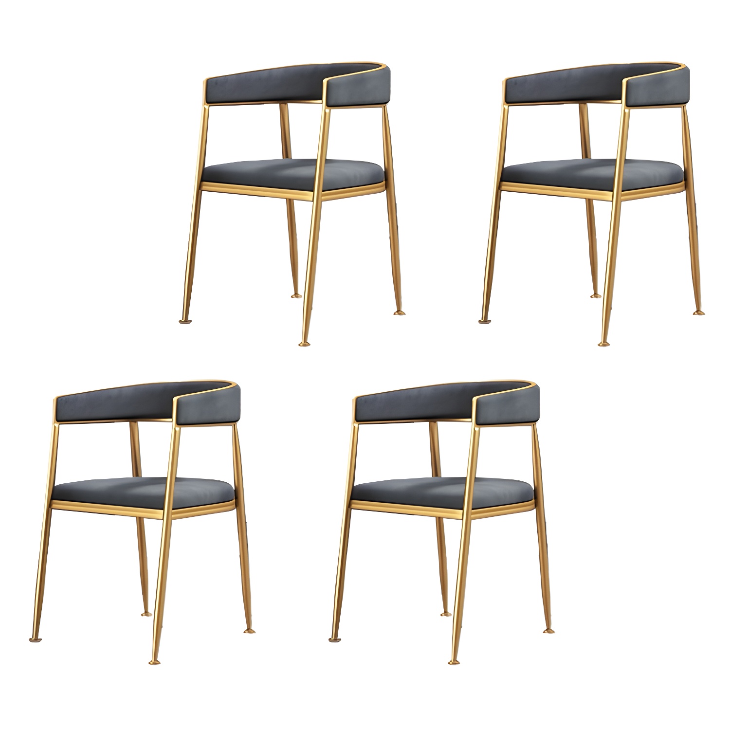 Glam Gold Arm Chair | Ormau - image 35