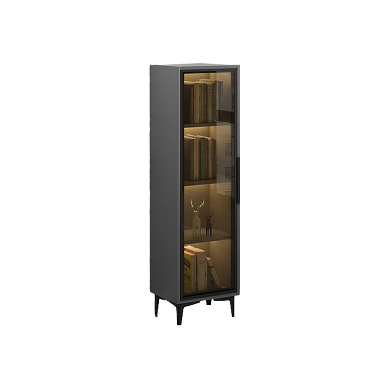Glam Glass Accent Cabinet with Lighting | Ormau - image 1