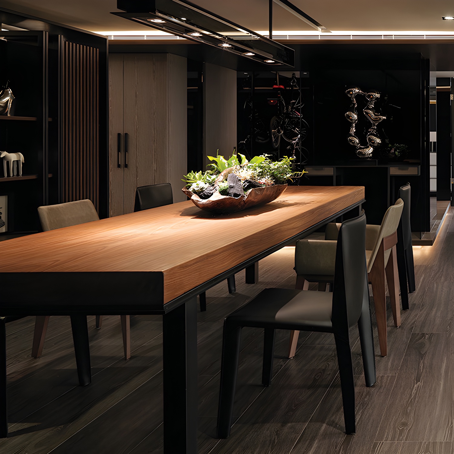 Industrial Pine Dining Table | Ormau - image 10