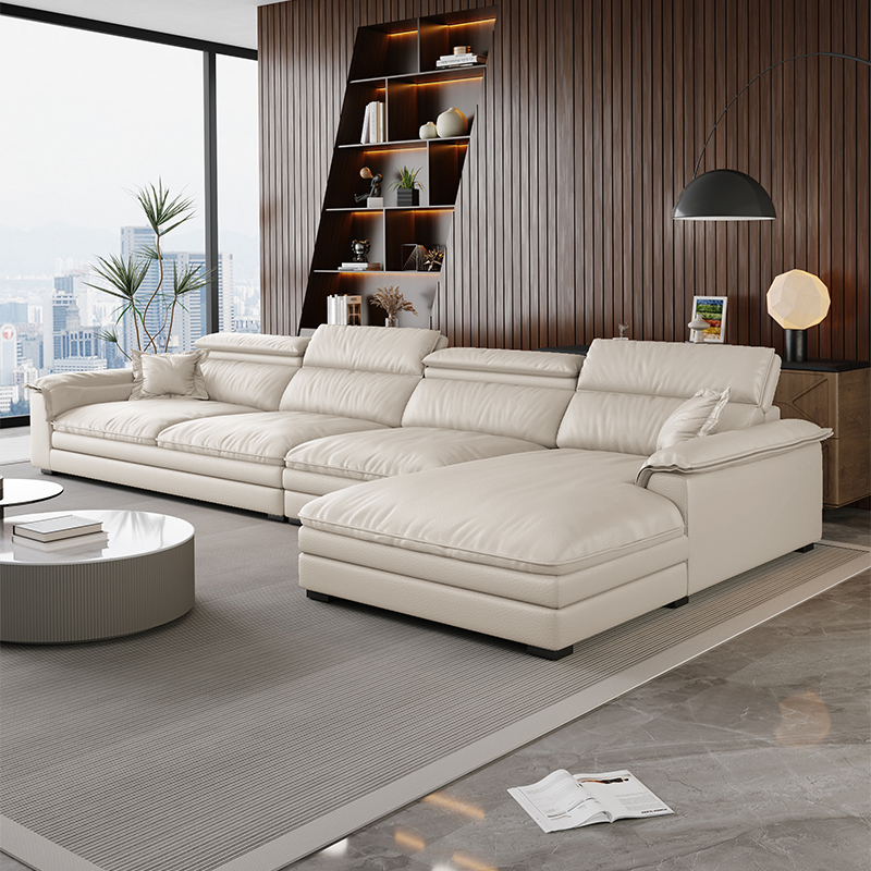 L-Shape Leather Sectional | Ormau - image 9