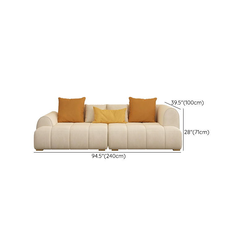 Modern Beige Sectional Sofa | Ormau - image 17