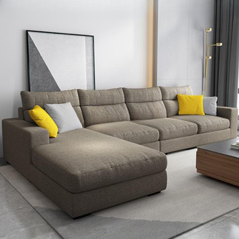 L-Shape Pillow Back Sofa | Ormau - image 4