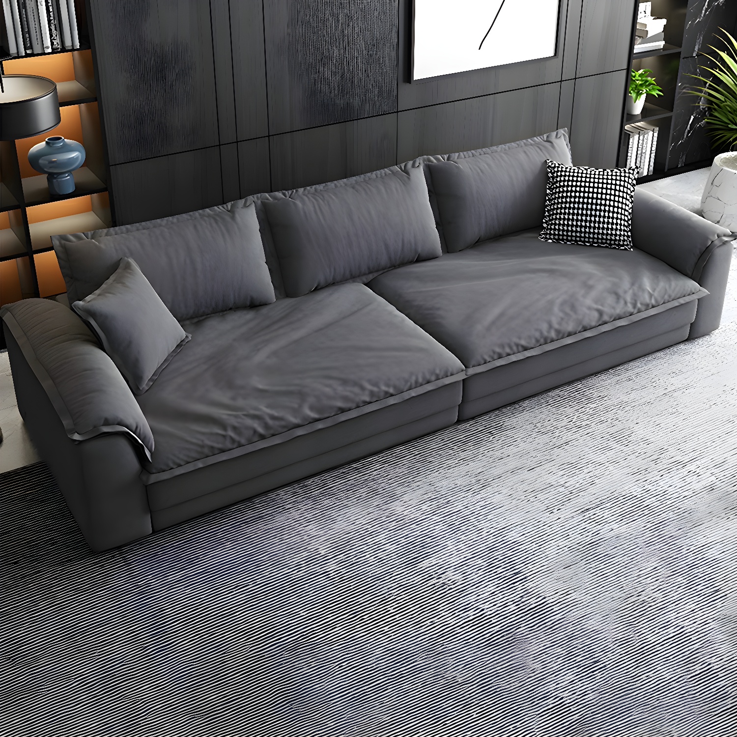Modern Gray Sectional Sofa | Ormau - image 25