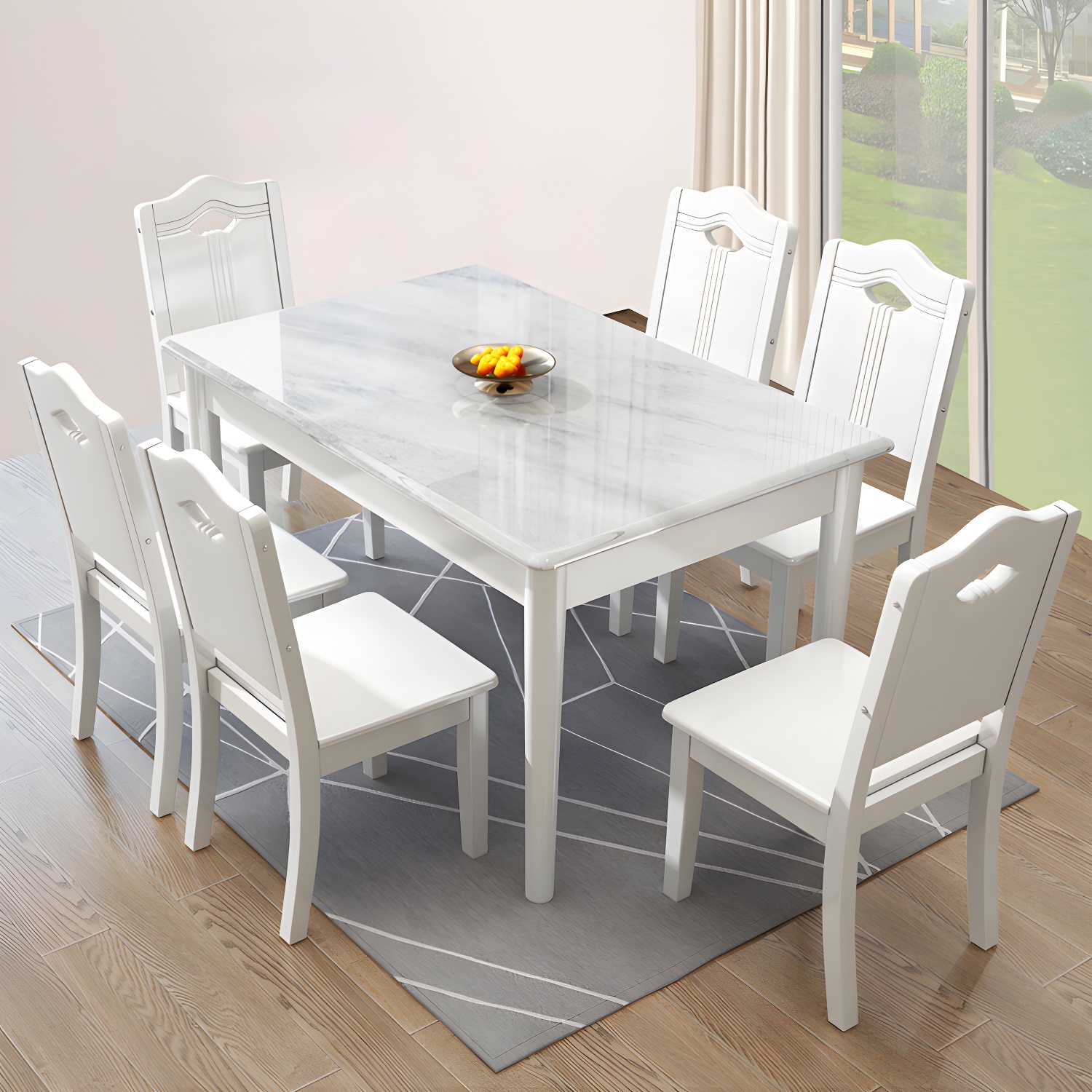 Modern Marble Dining Set | Ormau - image 9