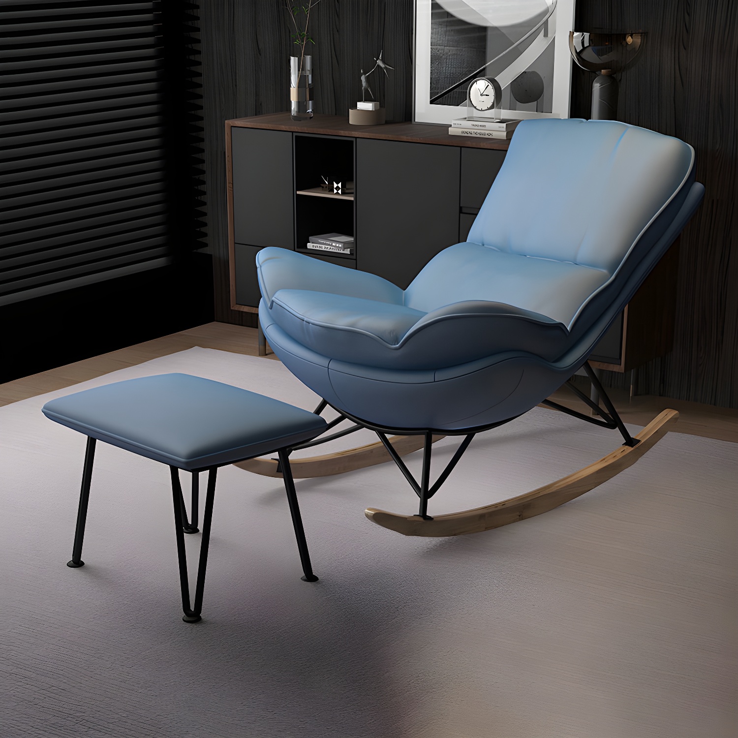 Spindle Glider & Ottoman | Ormau - image 8