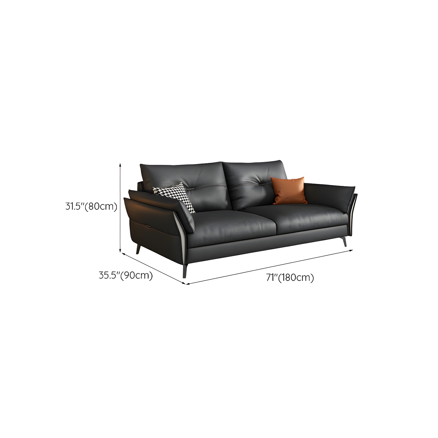 Tufted Gray Sectional | Ormau - image 11