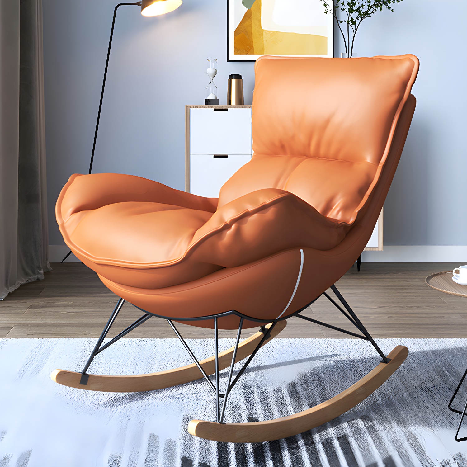 Wingback Rocker & Ottoman | Ormau - image 16