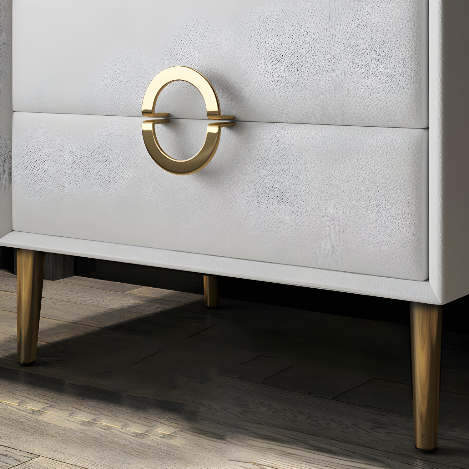 Glam Nightstand with Drawers | Ormau - image 26