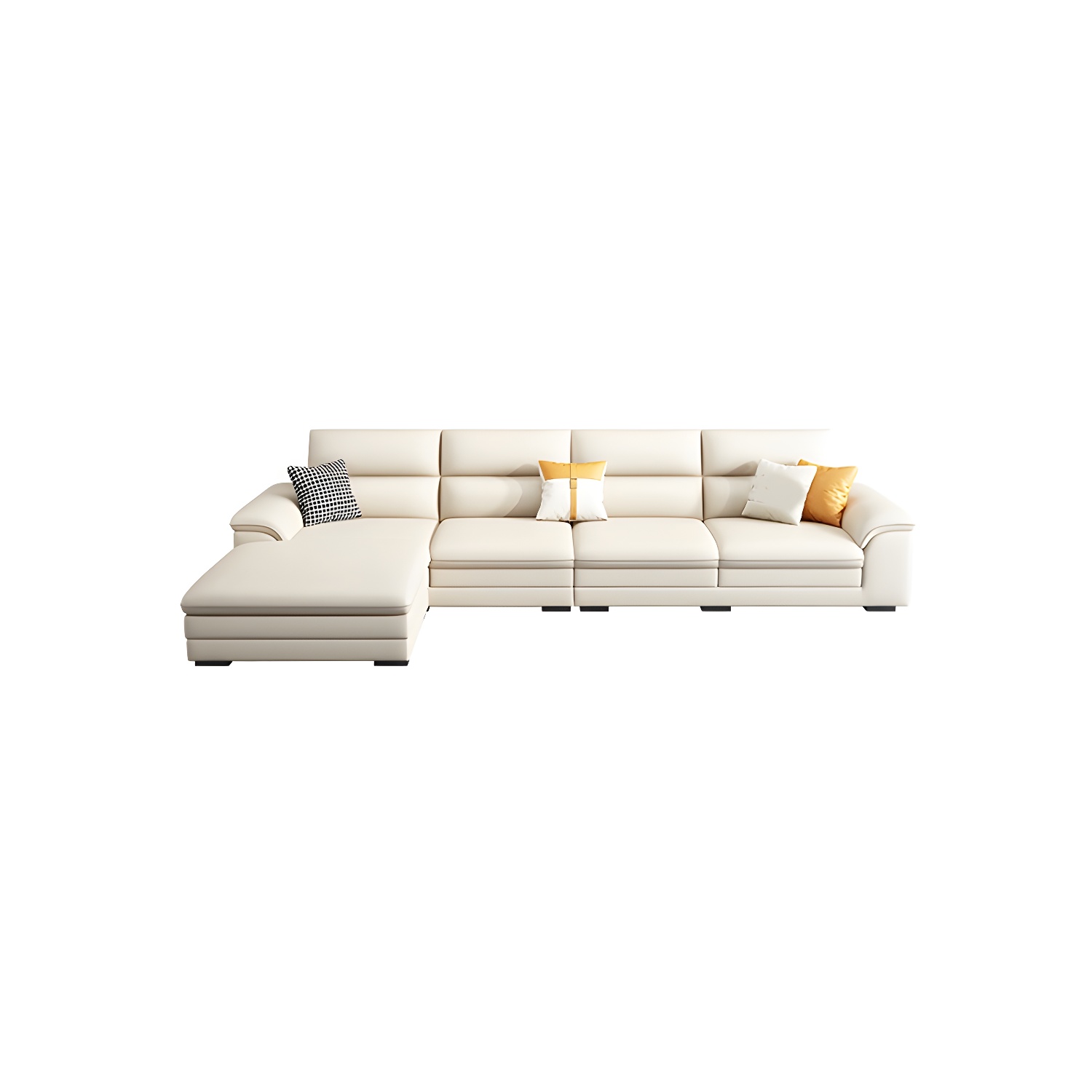 Modern Beige Sectional Sofa | Ormau - image 31