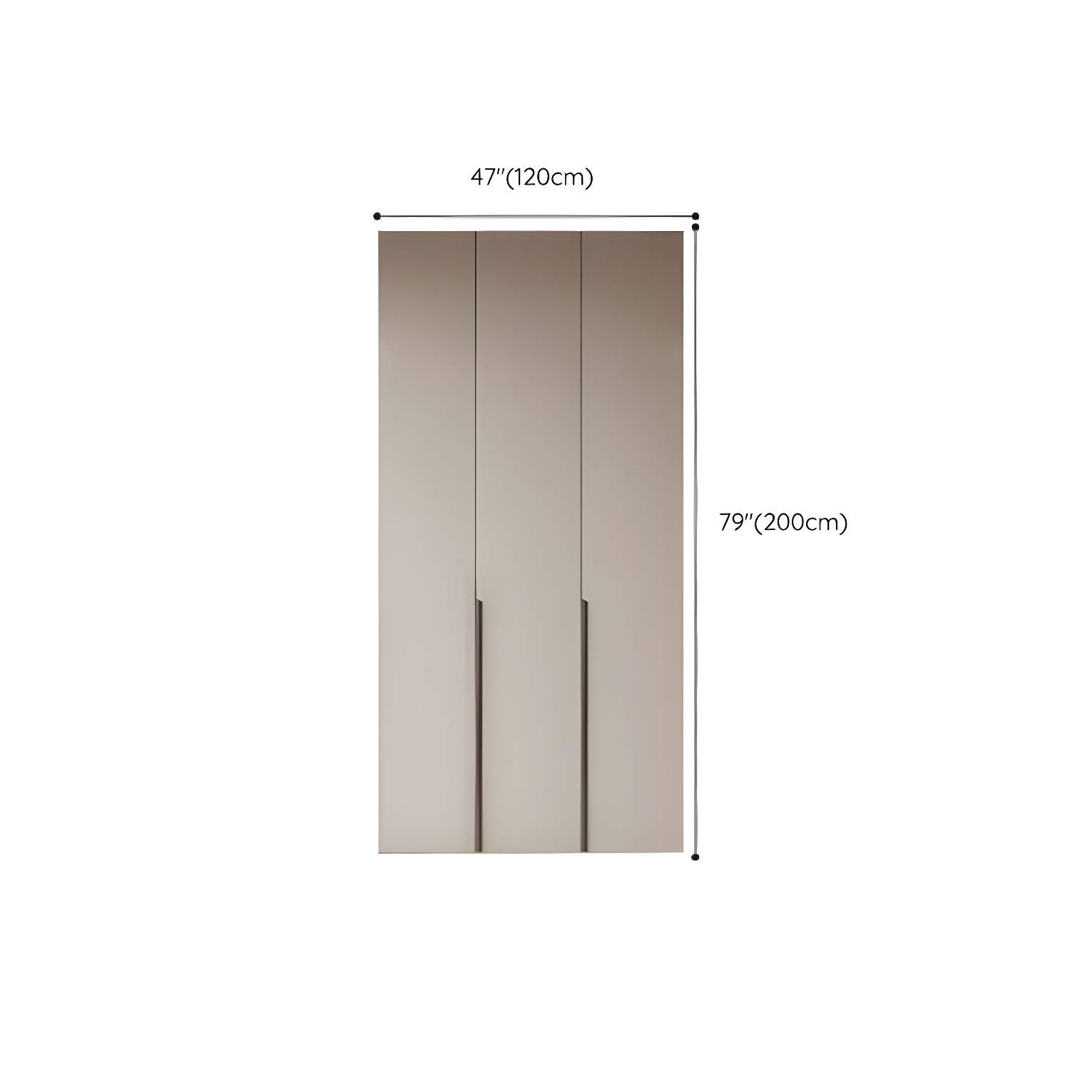 Modern Grey Wood Armoire | Ormau - image 14