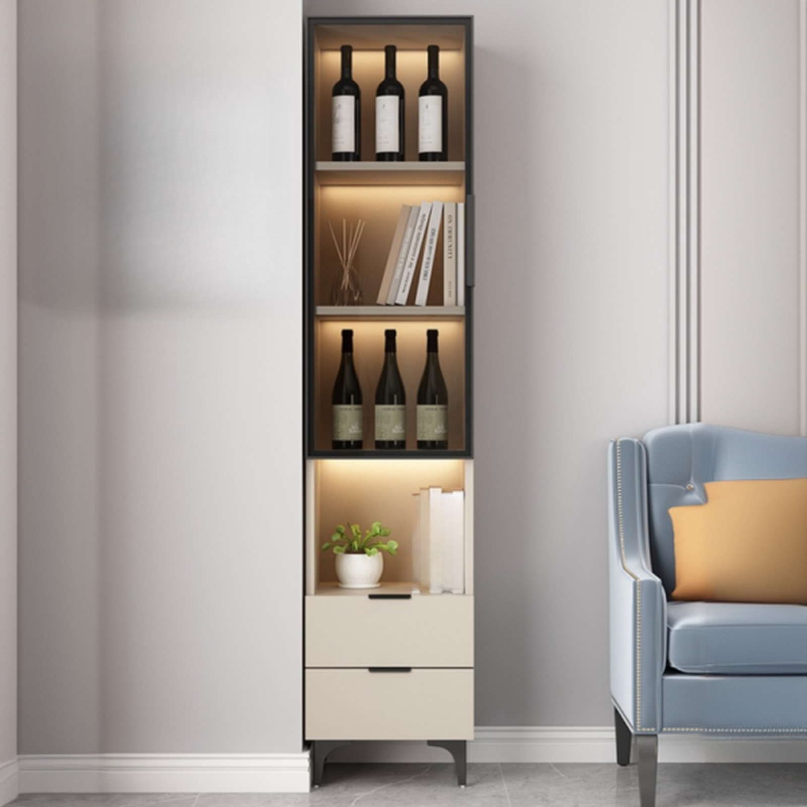 Utility Cabinet with Glass Door | Ormau - image 5
