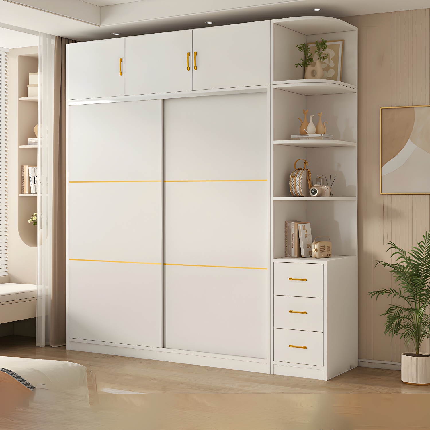 Spacious White Armoire | Ormau - image 49