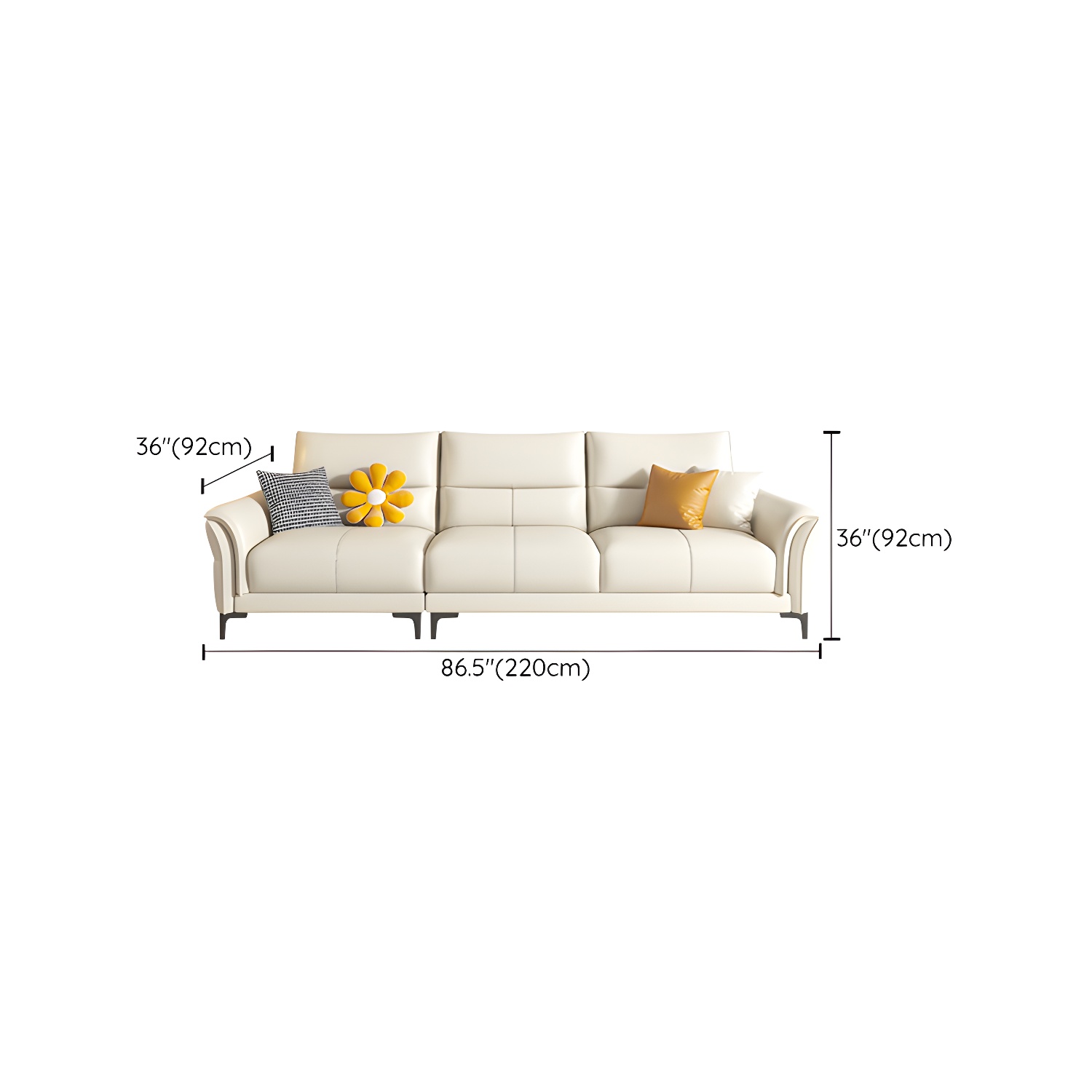 Contrast Sectional Sofa | Ormau - image 10