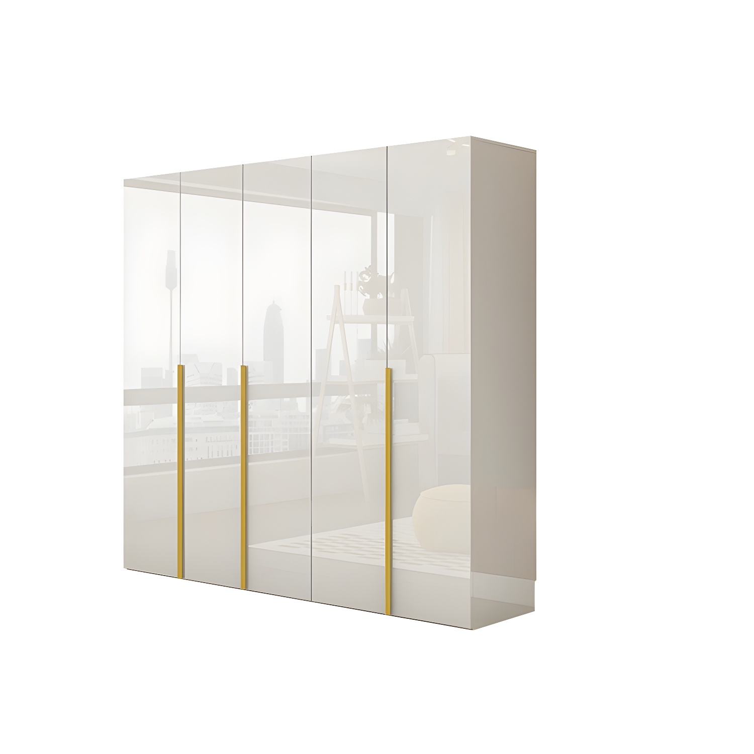Modern White Wardrobe | Ormau - image 41