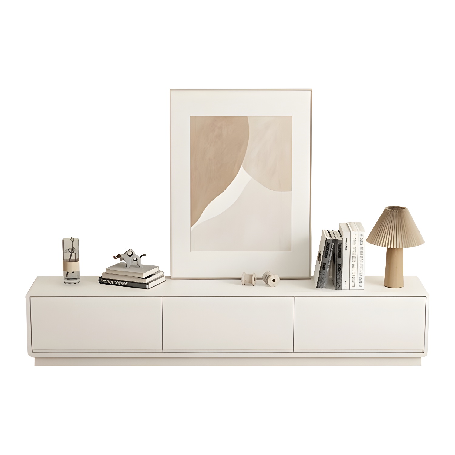 Modern Wood TV Stand with Drawers | Ormau - image 7