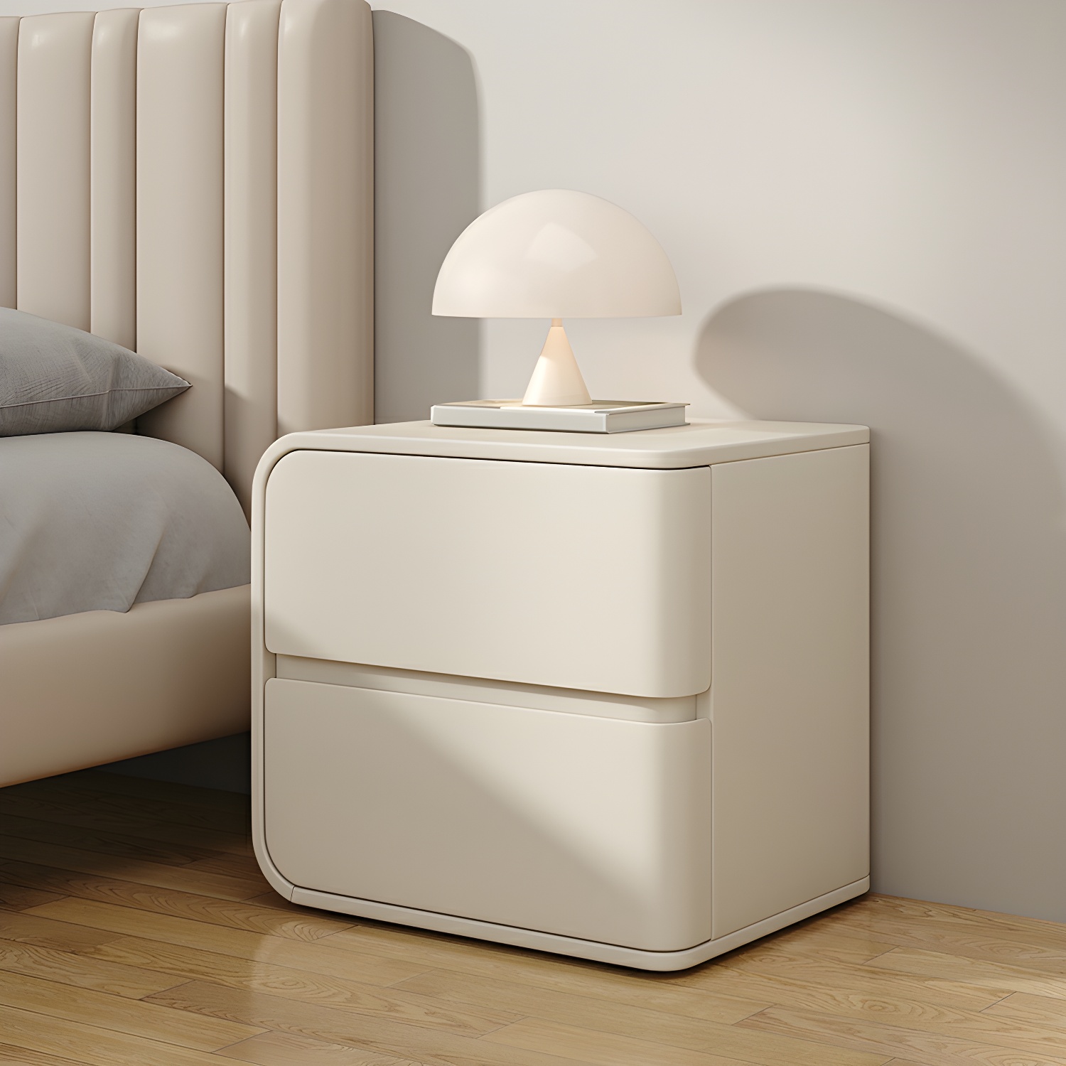 Rounded Corners Nightstand | Ormau - image 18