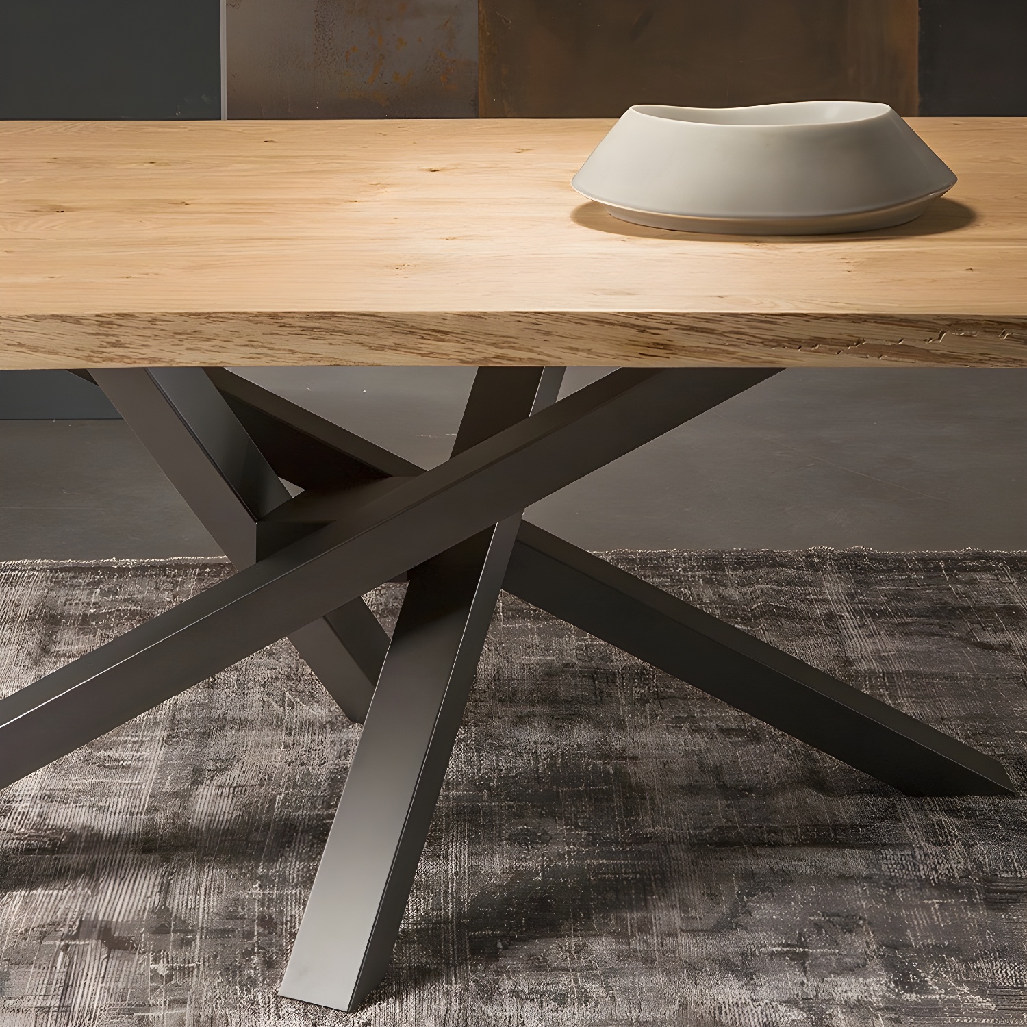 Industrial Wood Dining Table | Ormau - image 5