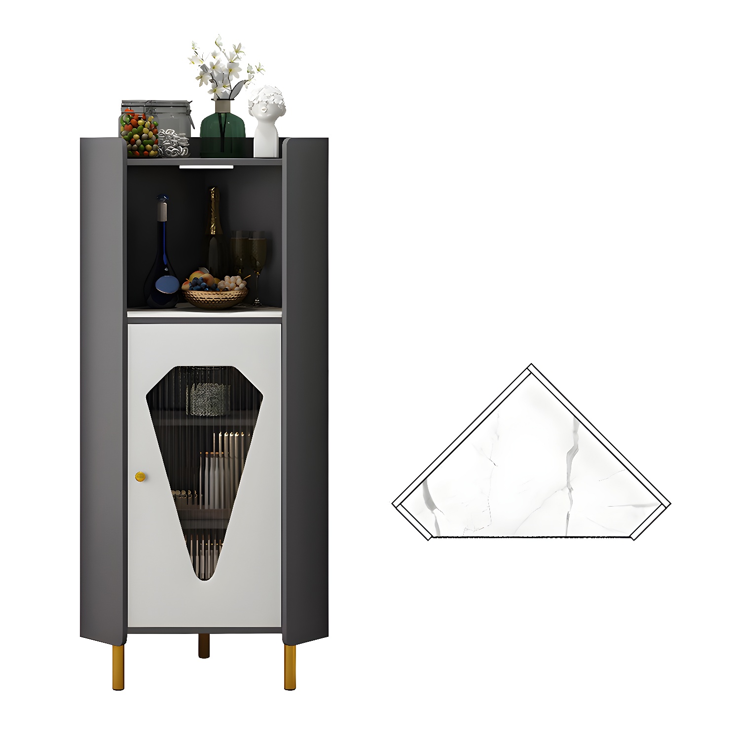 Glam Corner Cabinet | Ormau - image 20