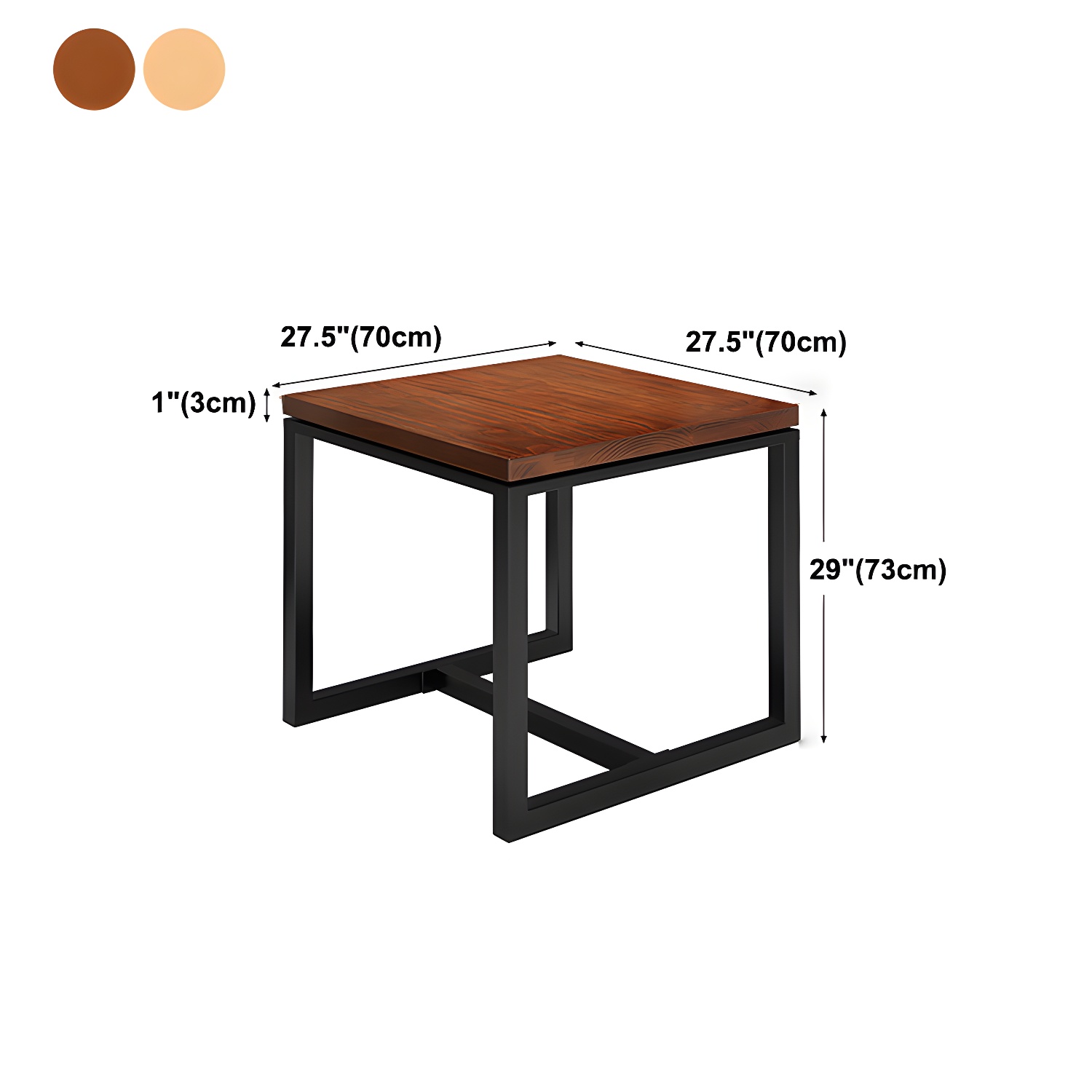Industrial Square Dining Table | Ormau - image 16