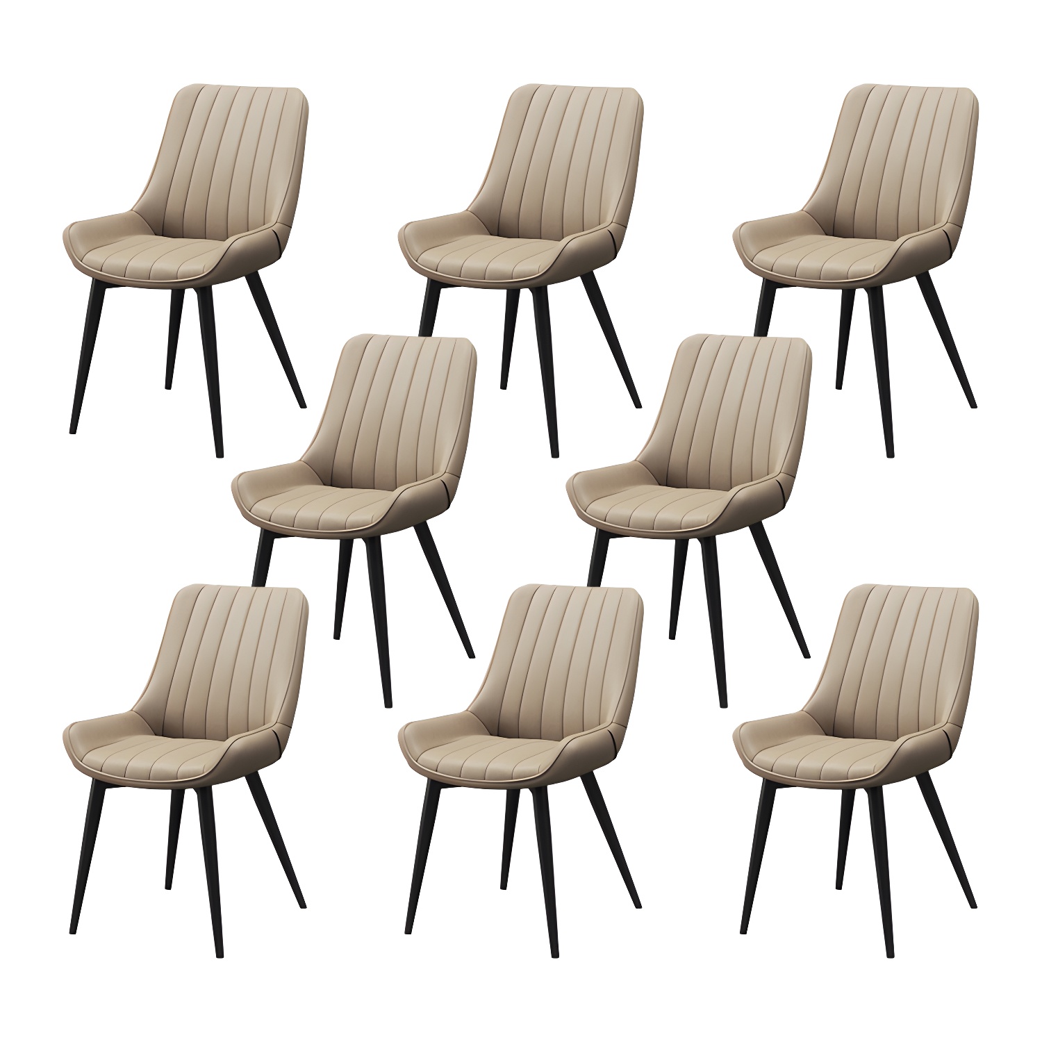 Faux Leather Dining Side Chair | Ormau - image 67