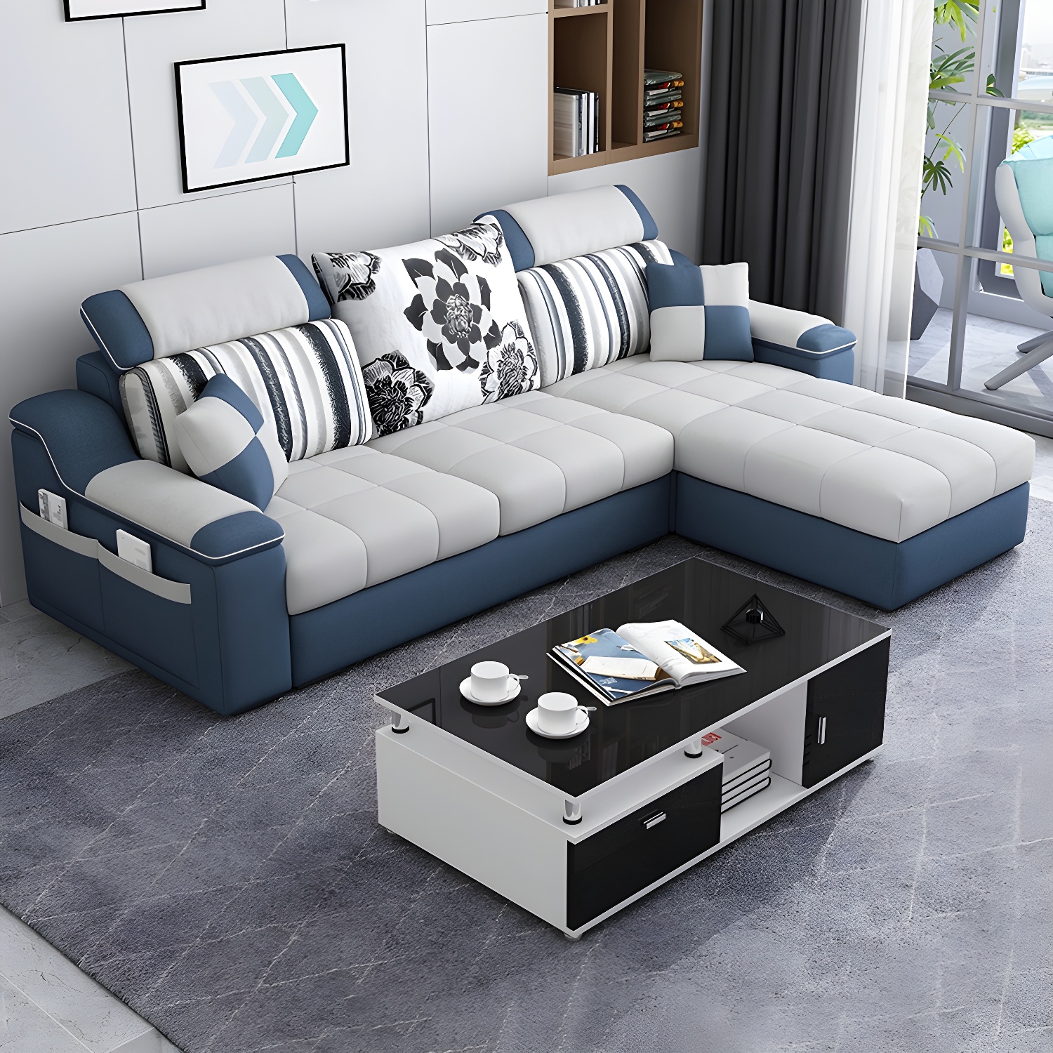 Reversible L-Shape Sectional Sofa | Ormau - image 13