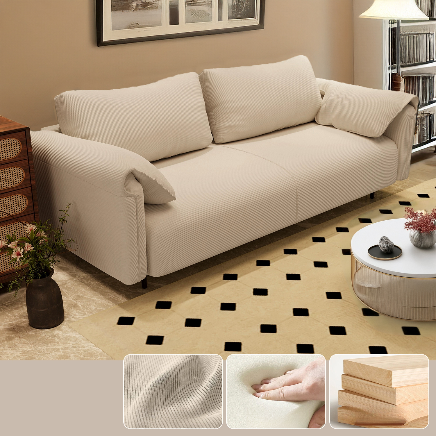 Modern Tear Resistant Sofa | Ormau - image 3