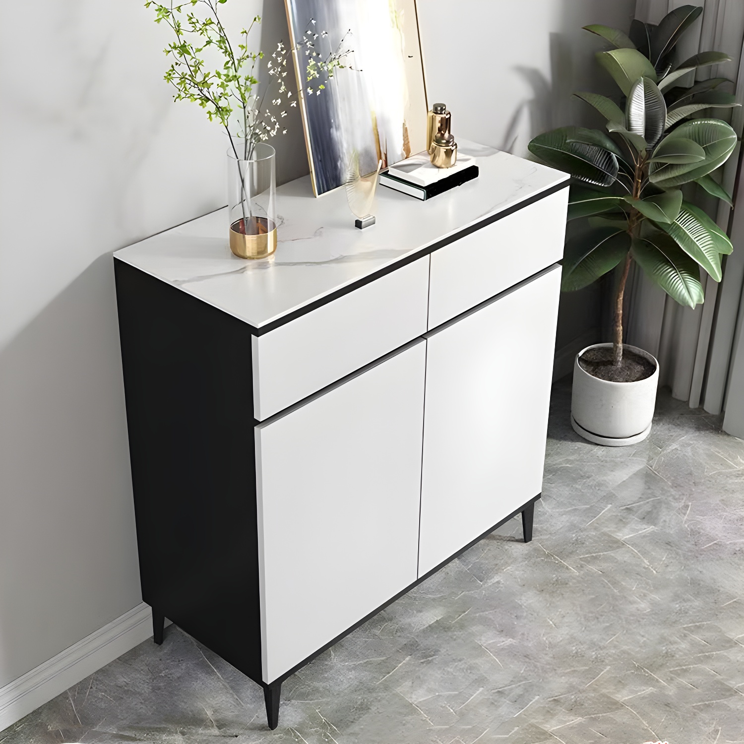 White Wood Buffet Sideboard | Ormau - image 4