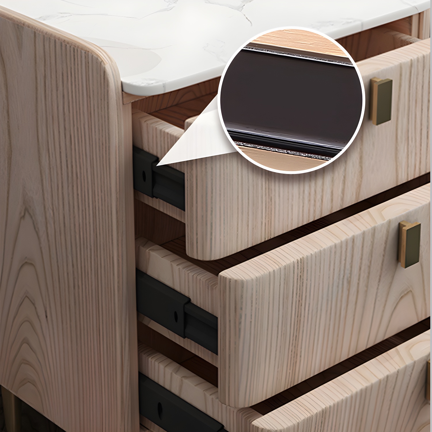 Drawer Storage Nightstand | Ormau - image 13