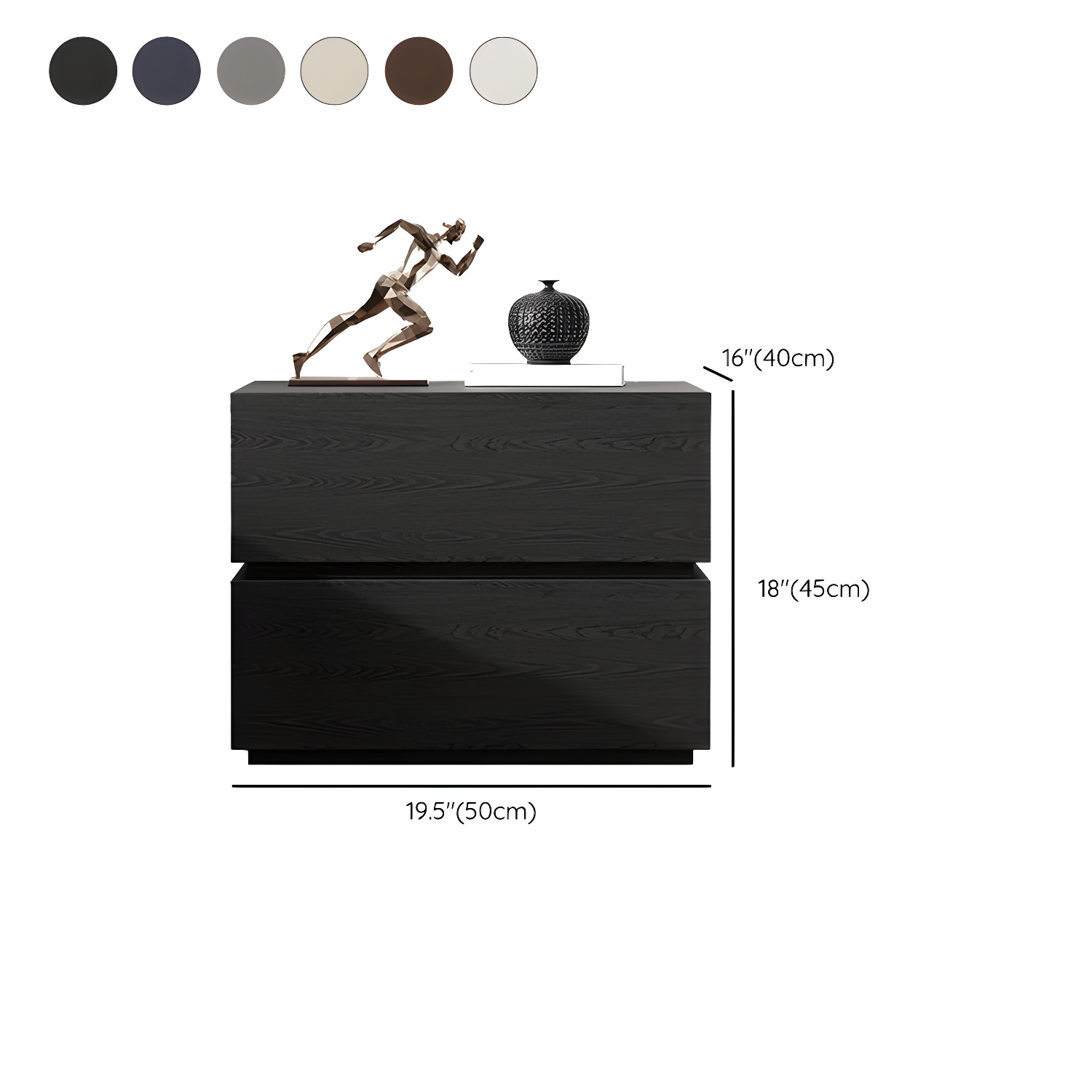 Modern Drawer Nightstand | Ormau - image 16