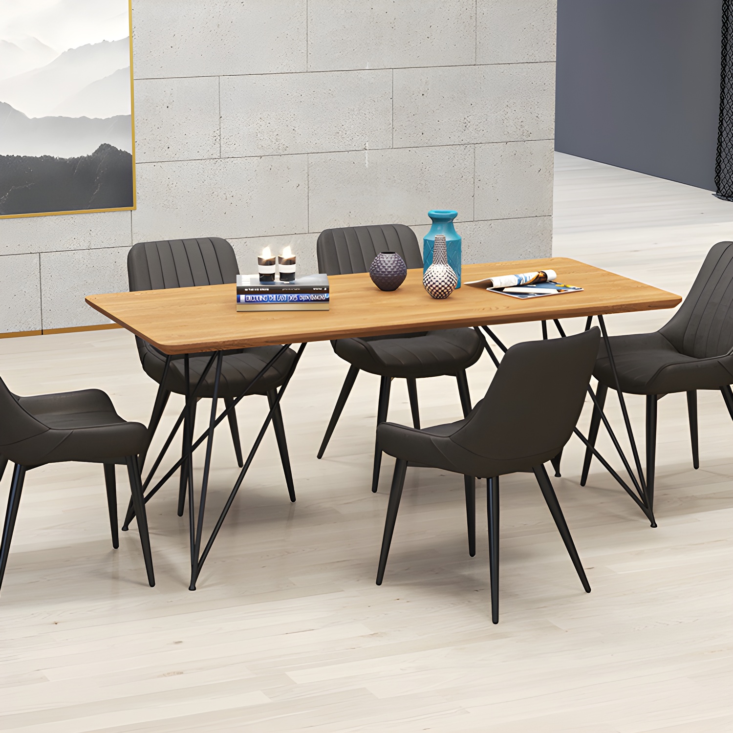 Faux Leather Dining Side Chair | Ormau - image 10