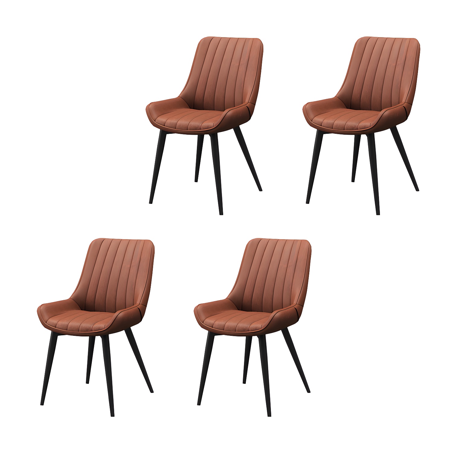 Faux Leather Dining Side Chair | Ormau - image 30