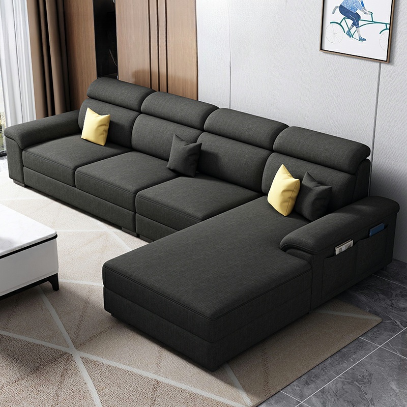 Modern L-Shape Sectional Sofa | Ormau - image 1