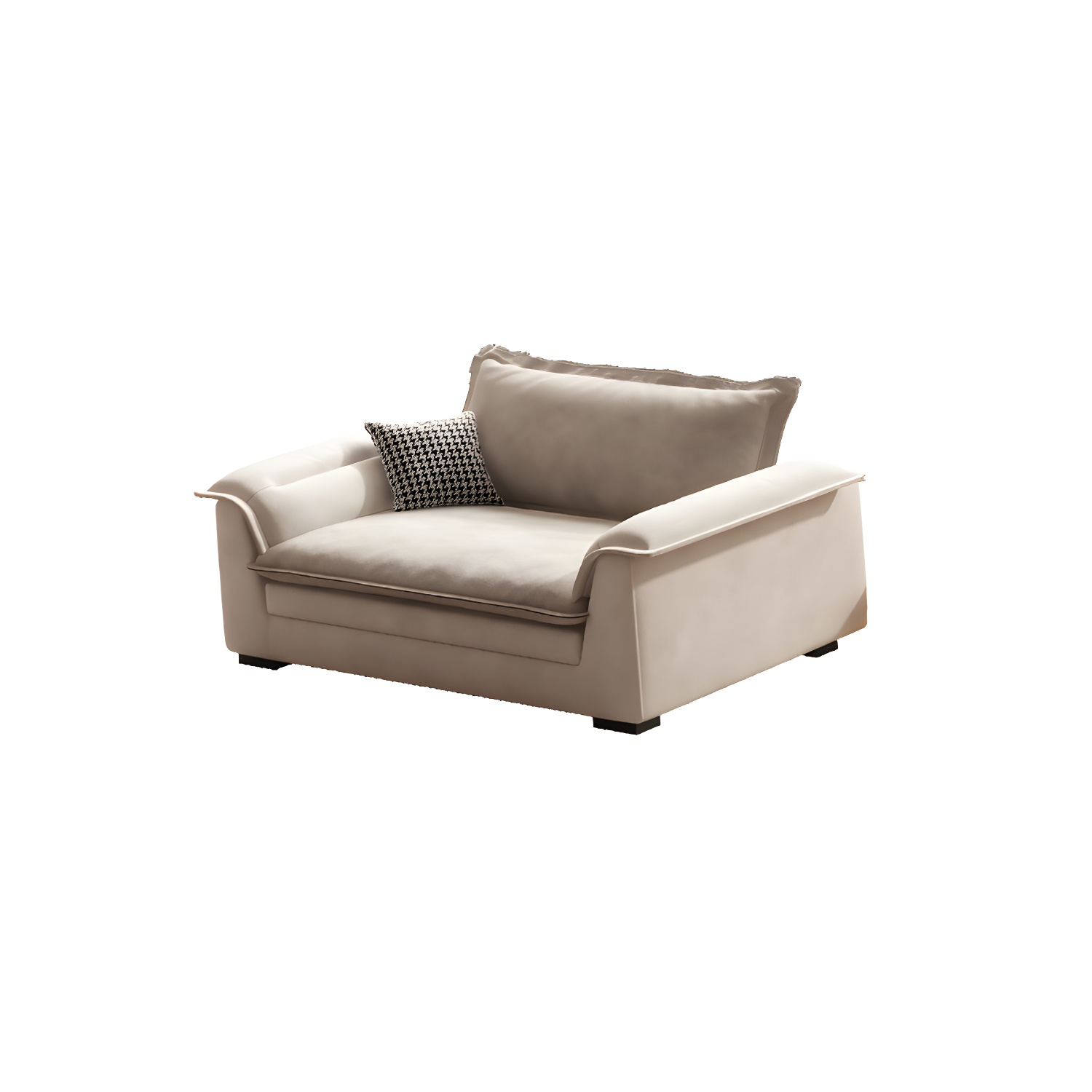Contemporary Style Wood Frame Pillow Top Arm Sofa For Living Room - image 32