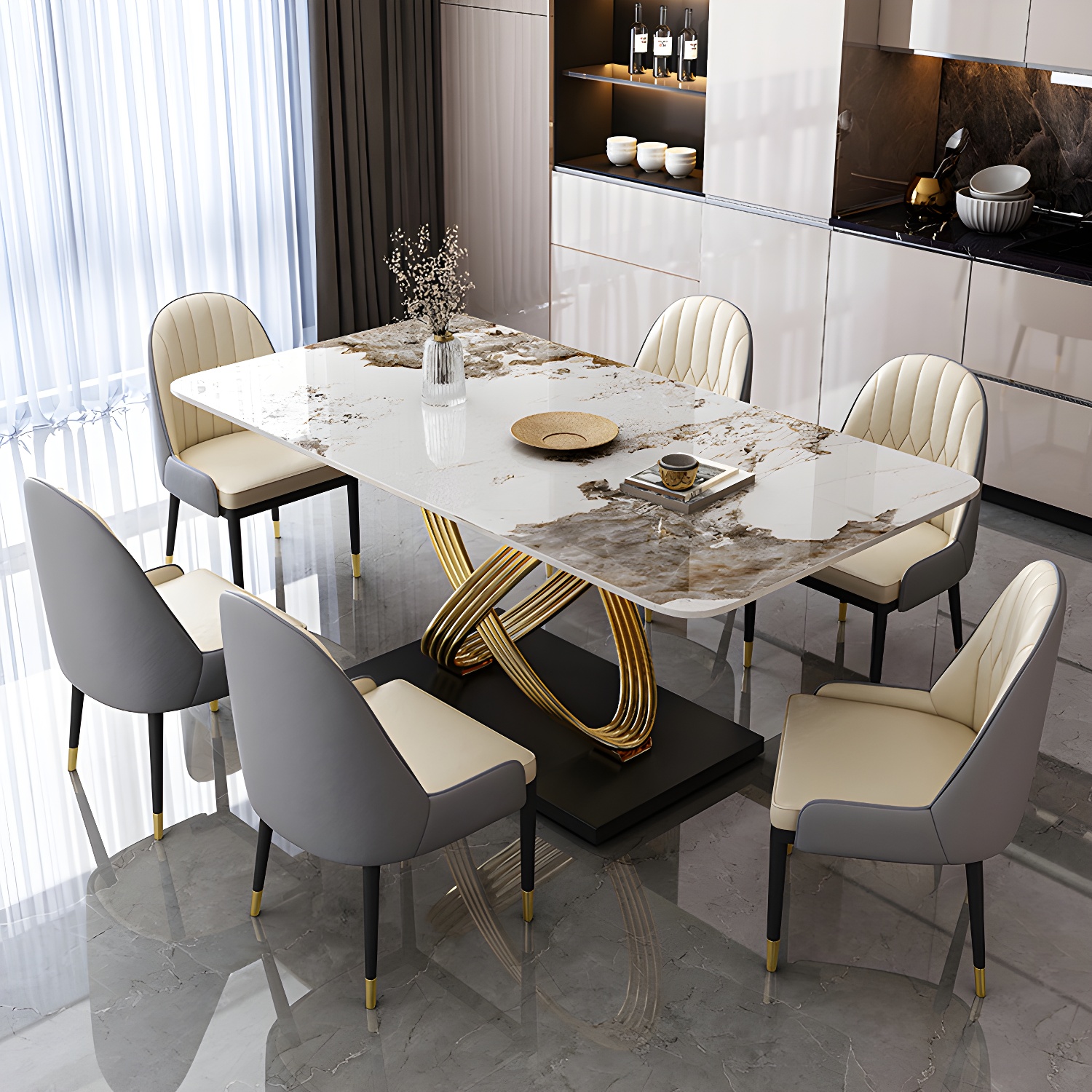 Nordic Glam Dining Set | Ormau - image 2
