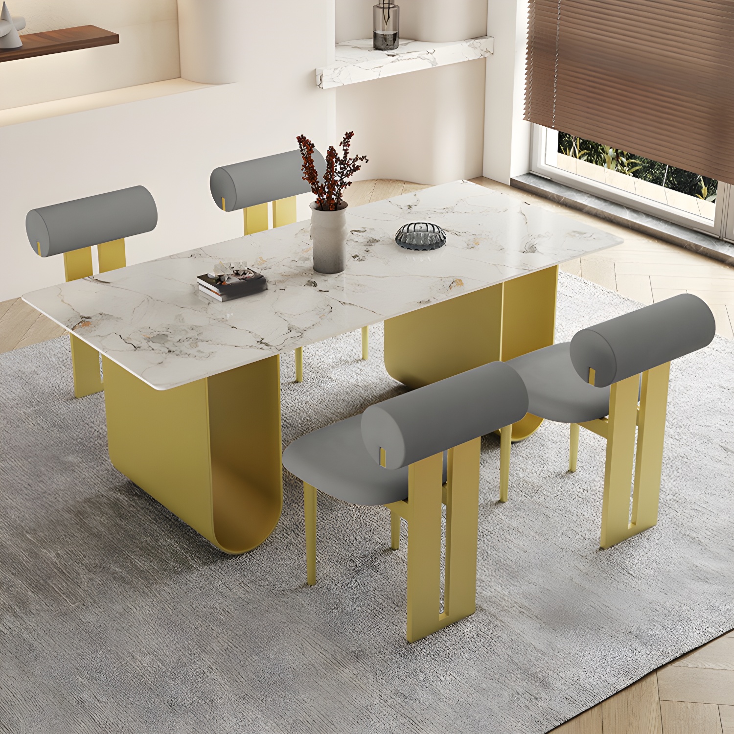 Nordic Rectangle Dining Set | Ormau - image 2