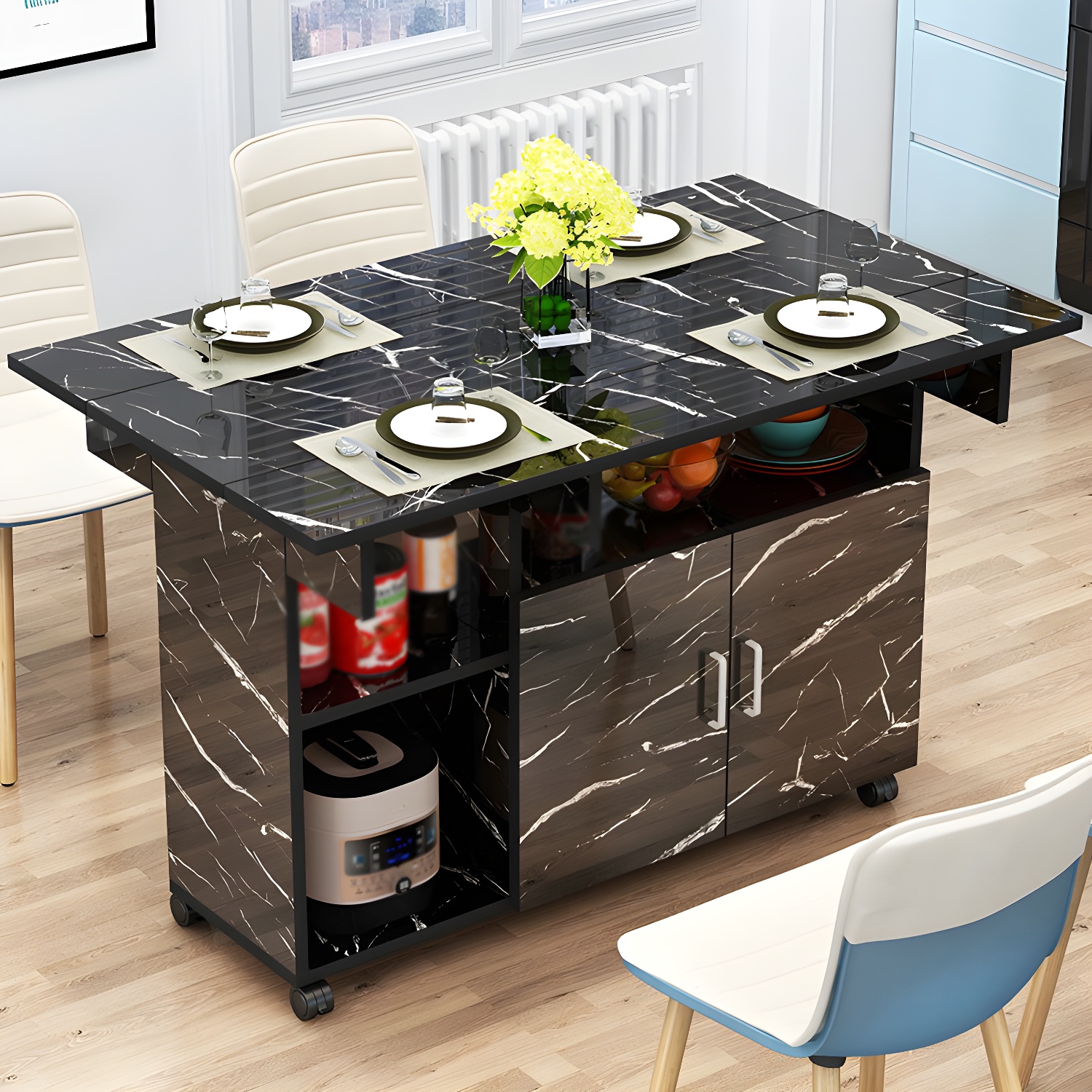 Drop Leaf Dining Table | Ormau - image 1