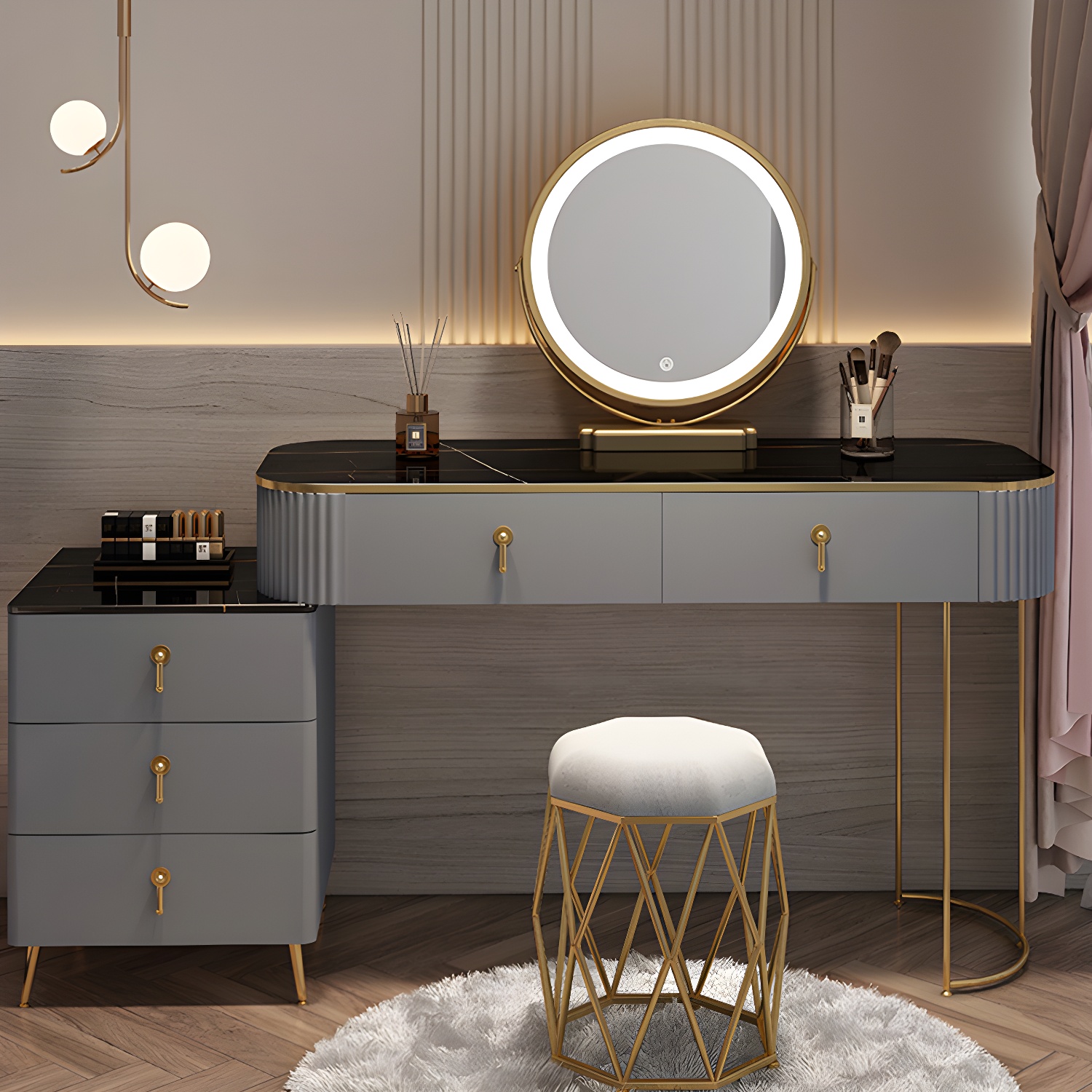 Mirrored Vanity Desk | Ormau - image 14