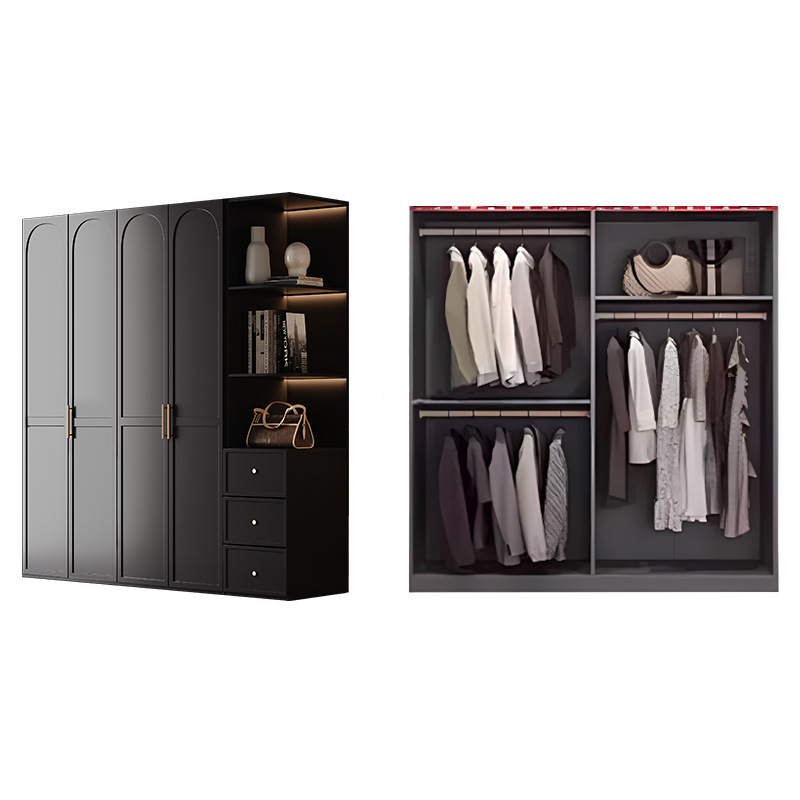 Modern Lumber Wardrobe Armoire | Ormau - image 23