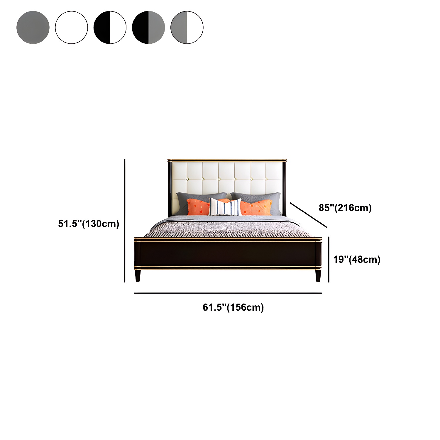 Modern Tufted Bed | Ormau - image 14