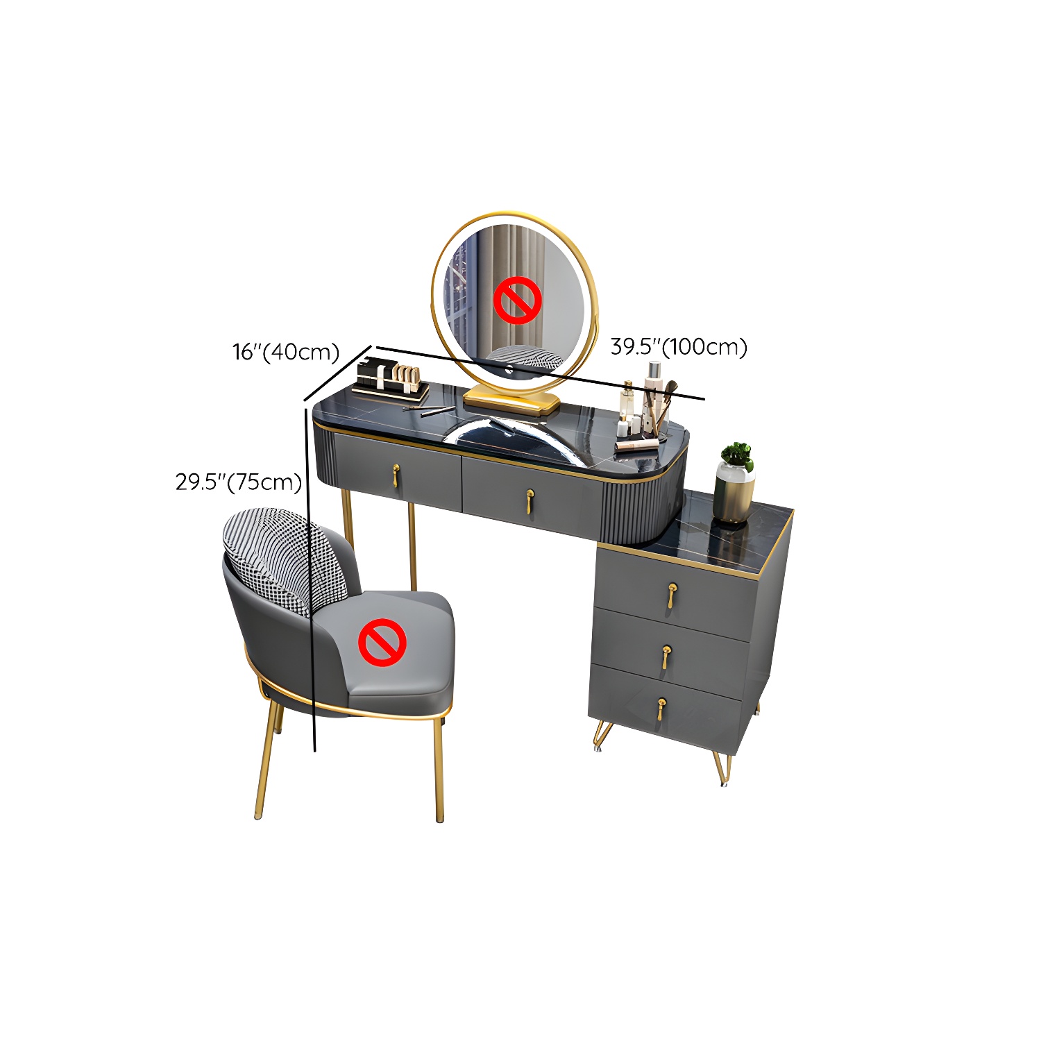 Glam Makeup Vanity | Ormau - image 35