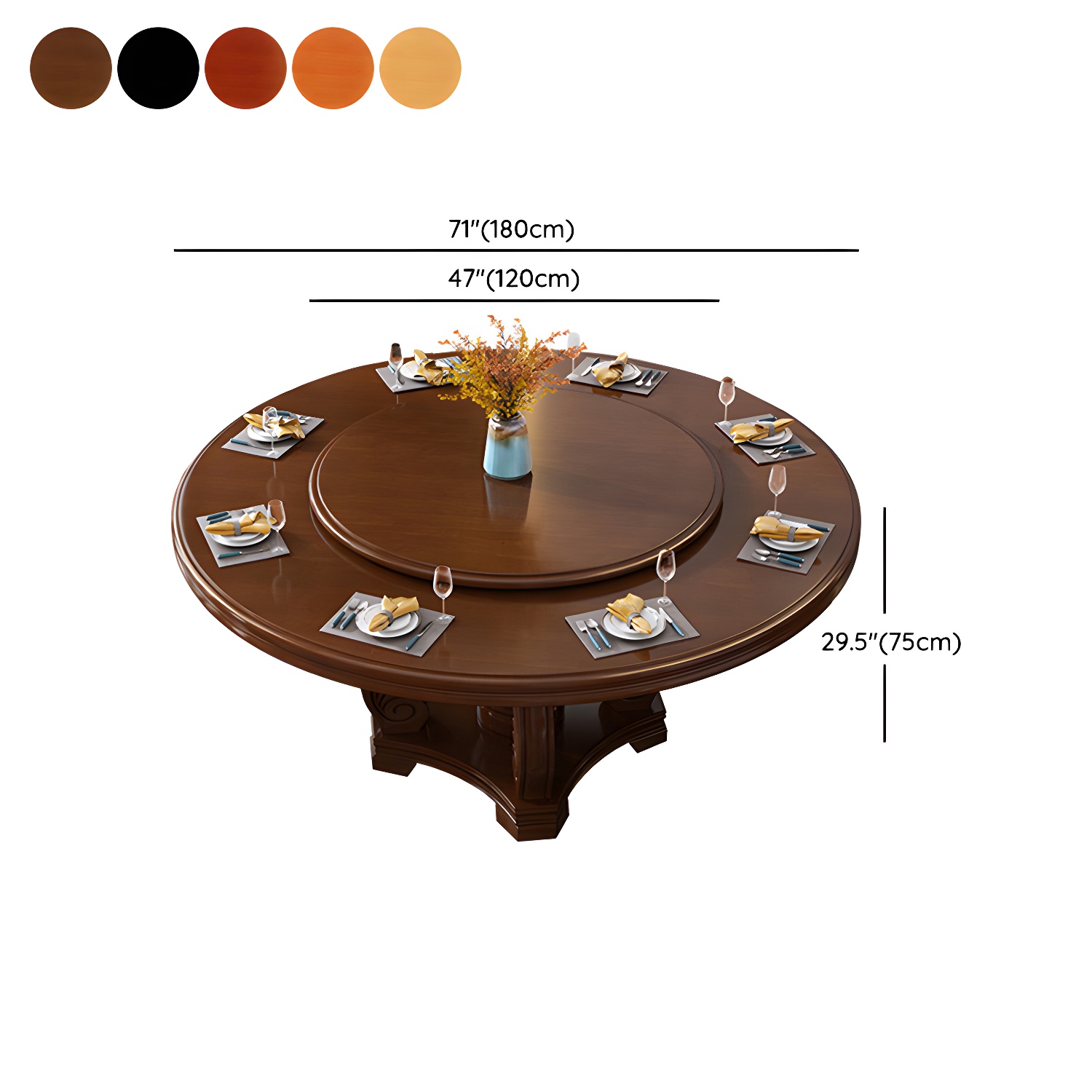 Turntable Dining Table | Ormau - image 20