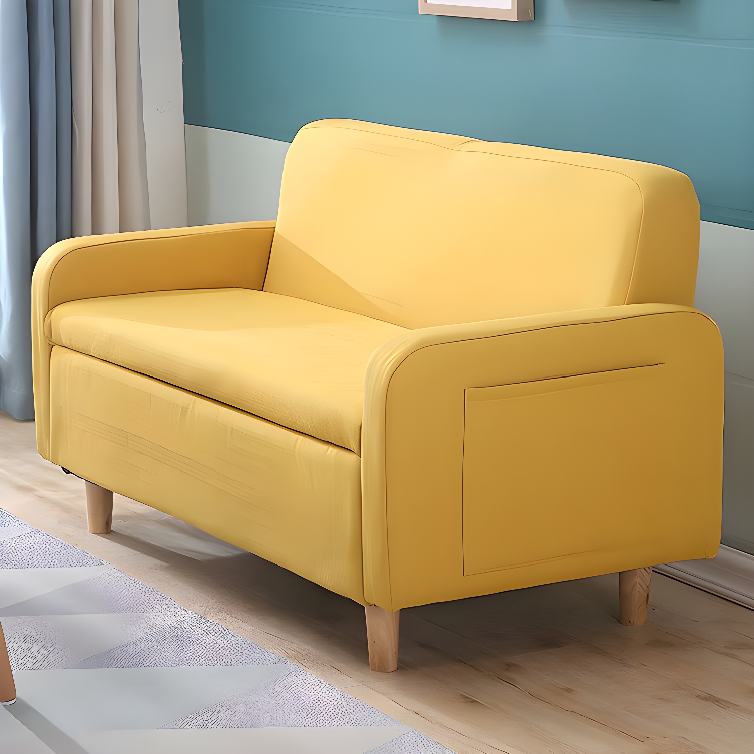 Sculptural Linen Sofa | Ormau - image 12
