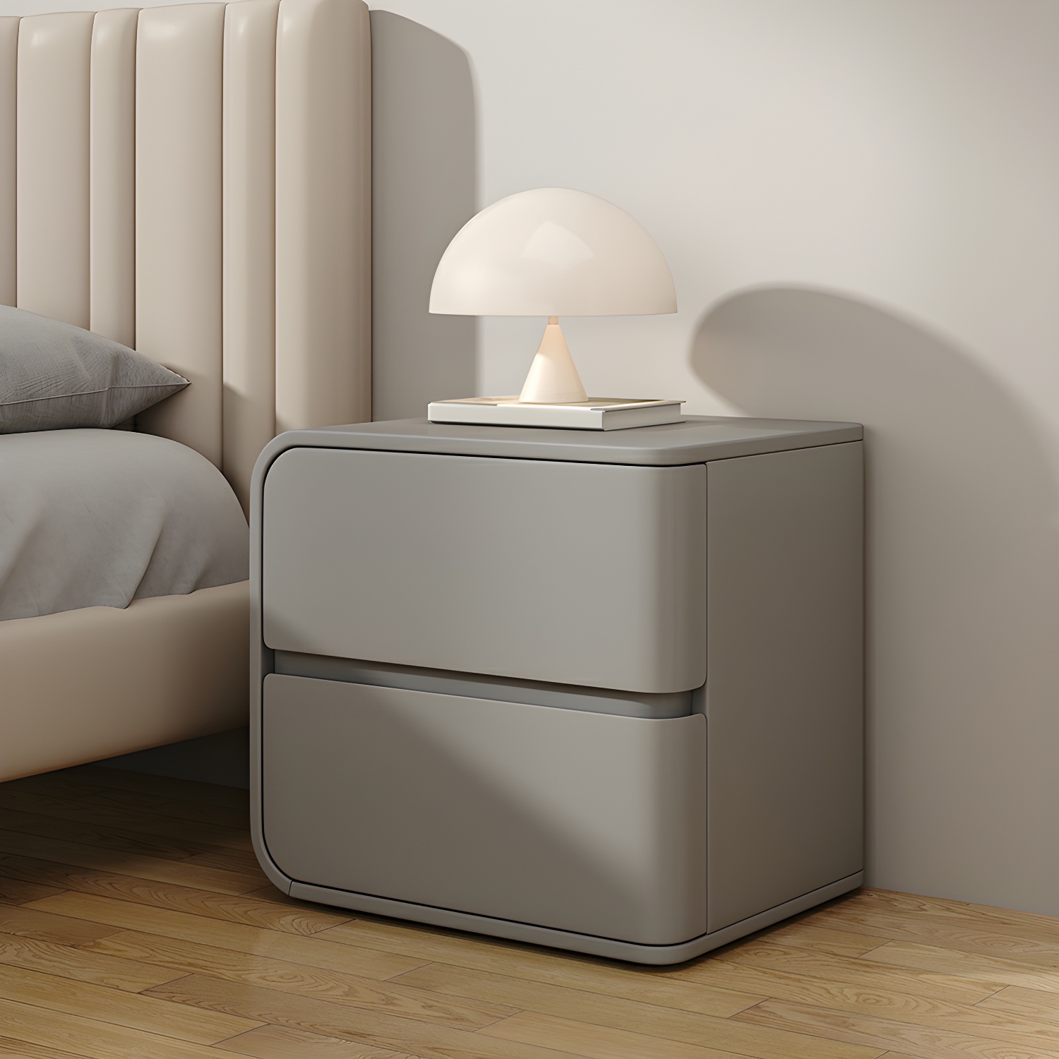 Rounded Corners Nightstand | Ormau - image 17