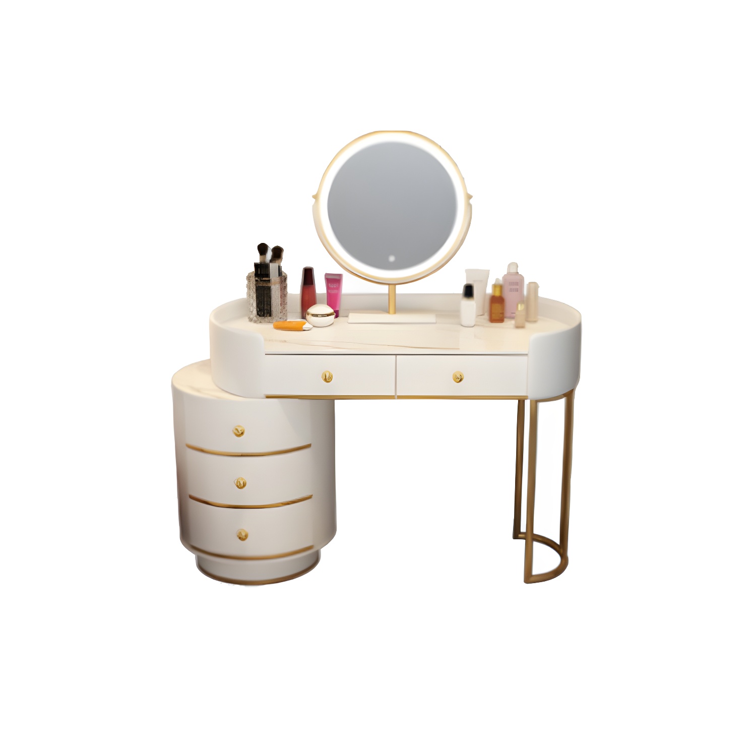Metallic Lighted Vanity | Ormau - image 15