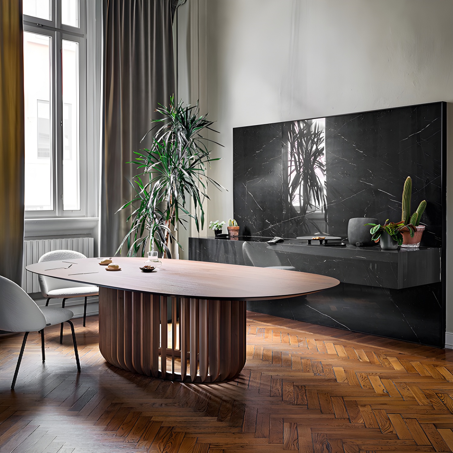 Simplicity Pedestal Dining Table | Ormau - image 2